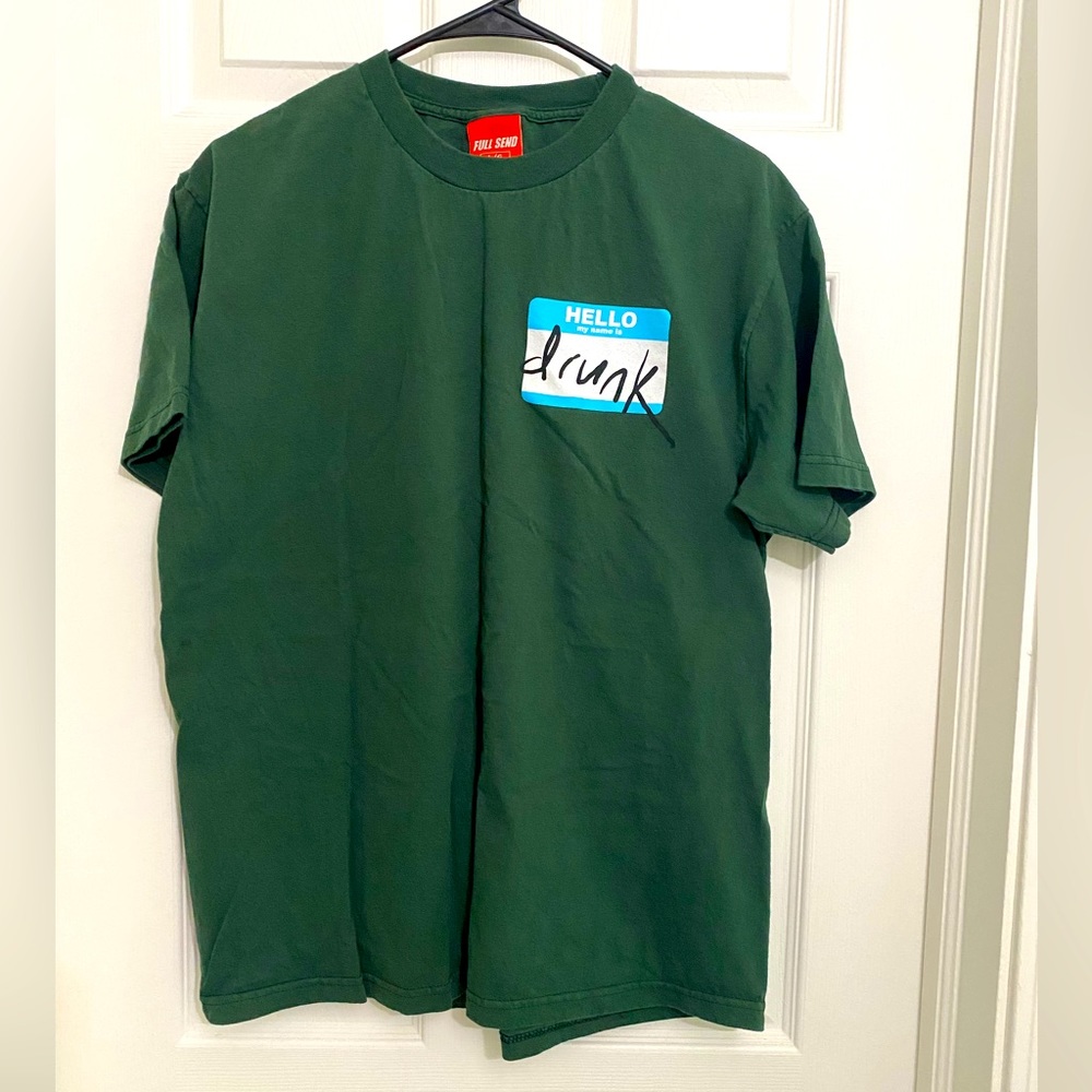 Men’s, Full Send graphic short sleeve T-shirt, size Large